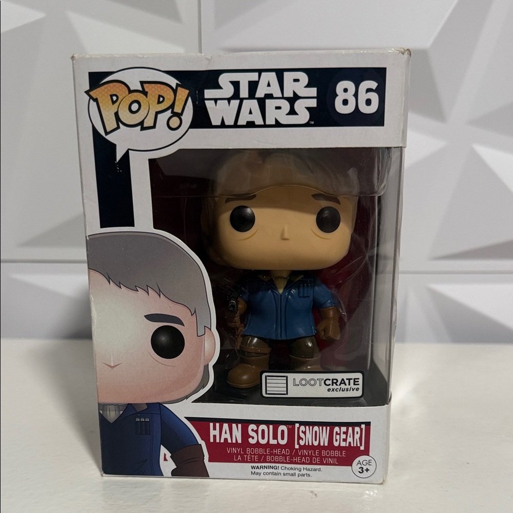 Funko Pop! Star Wars Han Solo [Snow Gear] Figure - Blue and Brown
